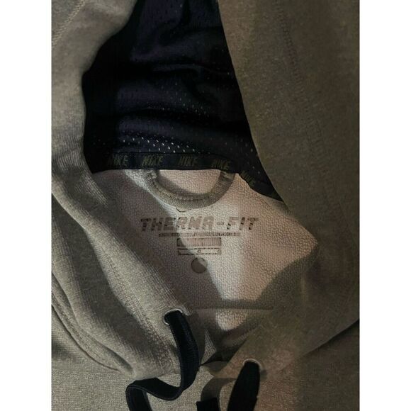 Nike Mens Gray Therma-fit Pullover Hooded Athletic Sweater Size Large - Picture 3 of 3
